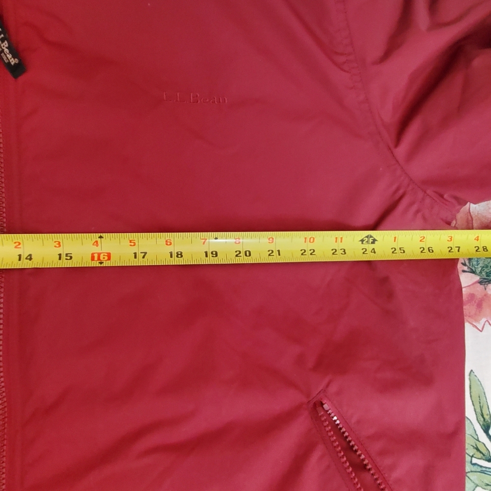 L.L.Bean Men's Burgundy Warm-Up Fleece Lined Jacked. XXL. - Picture 11 of 14